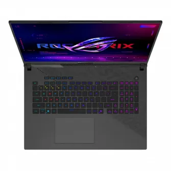 Laptop Gaming 18'' ASUS ROG Strix G18 G814FP, Eclipse Gray, AMD Ryzen 9 9955HX, 32GB/1024GB, Fara SO