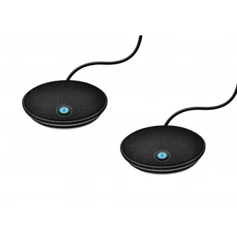 Микрофон для камеры Logitech GROUP Expansion Mics, Беспроводной, Чёрный