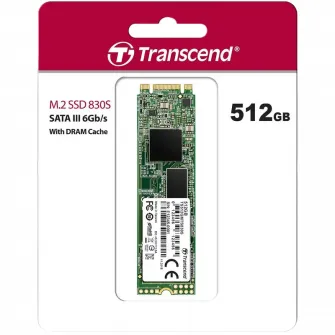 Накопитель SSD Transcend 830S, 512Гб, TS512GMTS830S