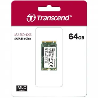 Накопитель SSD Transcend 400S, 64Гб, TS64GMTS400