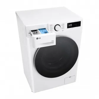 Masina de spalat cu uscator LG F2DR509S1W, 9kg, Alb