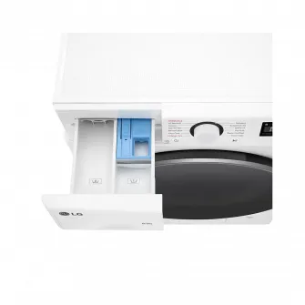 Masina de spalat cu uscator LG F2DR509S1W, 9kg, Alb