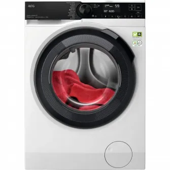Masina de spalat rufe AEG LFR83846OE, 8 kg, 1400 rpm, Motor Inverter MagnetPermanent, OkoMix, Clasa A, Wi-Fi, ProSense, ProSteam, Afisaj LED, Alb