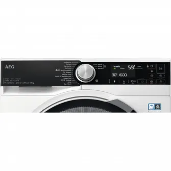 Masina de spalat rufe cu uscator AEG LWR85865O, Spalare 8 Kg, Uscare 5 Kg, 1600 rpm, Clasa A, Motor Inverter, WiFi, ProSense, ProSteam, Okomix, Alb