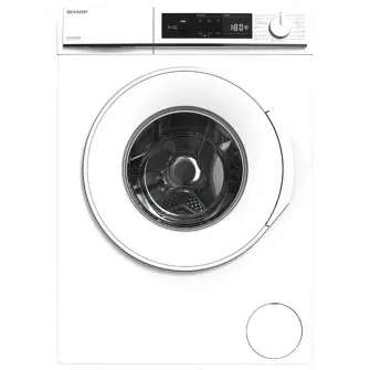 Masina de Spalat Rufe Frontala SHARP ES-NFA714BWB-EE, AllergySmart, 7 kg, 1400rpm, Clasa B, Alb