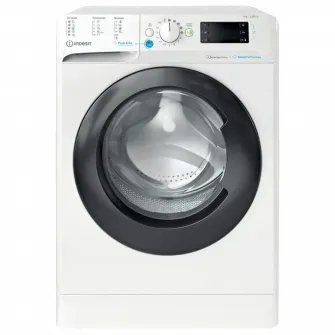 Masina de spalat rufe Slim Indesit INNEX BWSE71295XWBVEU, 7 kg, 1200 RPM, Clasa B, Steam, Push&Go, Motor Inverter, Display Big Digital, Alb