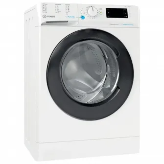 Masina de spalat rufe Slim Indesit INNEX BWSE71295XWBVEU, 7 kg, 1200 RPM, Clasa B, Steam, Push&Go, Motor Inverter, Display Big Digital, Alb