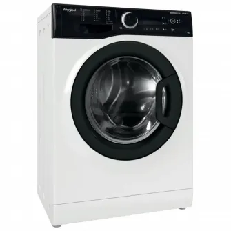 Masina de spalat rufe Slim Whirlpool WRSB7259BBEU, 7 kg, 1200 RPM, Clasa B, Motor Inverter, Display Big digital, Negru