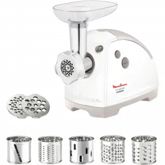 Masina de tocat carne Moulinex HV8 ME626132, Alb