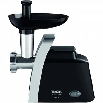 Masina de tocat carne Tefal HV1 NE109838, 1400W, 1.7 kg/ min, accesorii incluse, functie reverse, inox