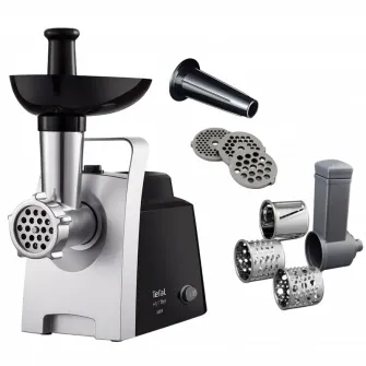 Masina de tocat carne Tefal NE108831, Negru | Argintiu