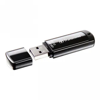 USB Flash накопитель Transcend JetFlash 350, 8Гб, Чёрный