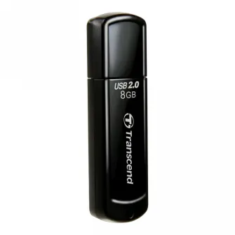 USB Flash накопитель Transcend JetFlash 350, 8Гб, Чёрный