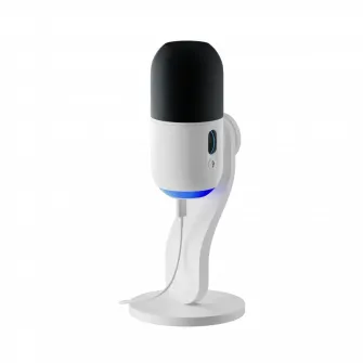 Microfon Gaming Logitech Yeti GX, Cu fir, Alb