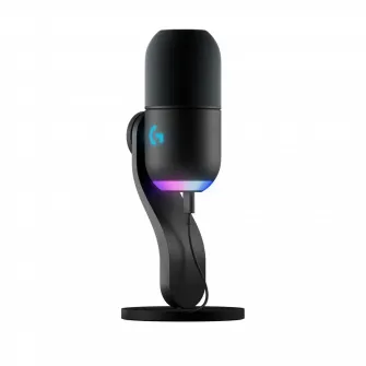 Microfon Gaming Logitech Yeti GX, Cu fir, Negru