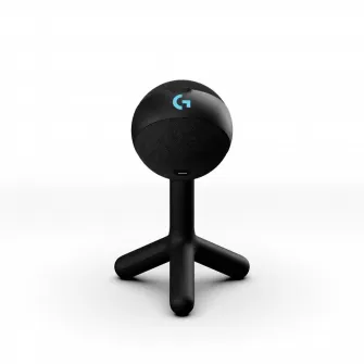 Microfon Gaming Logitech Yeti Orb RGB, USB, Negru