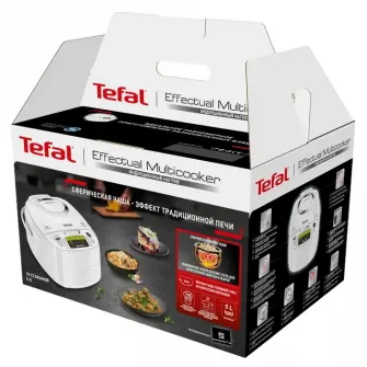 Мультиварка Tefal FUZZY SPHERICAL POT RK745, Белый