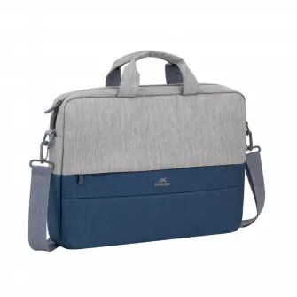 NB bag Rivacase 7532, for Laptop 15,6 amp; City bags, Gray/Dark Blue