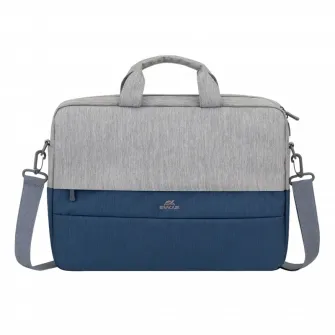 NB bag Rivacase 7532, for Laptop 15,6 amp; City bags, Gray/Dark Blue