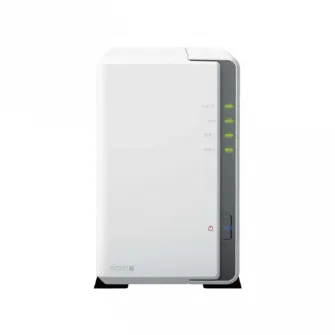 Network Attached Storage Synology DS223j cu procesor Realtek RTD1619B 1.7GHz, 2-Bay, 1GB DDR4