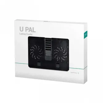 Notebook Cooling Pad Deepcool U-PAL, up to 15.6#039;#039;, 2x140mm, Adjustable angle, USB3.0, U-shaped