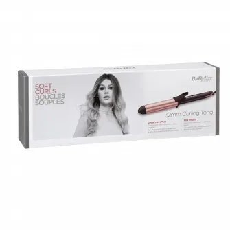 Ondulator de par BaByliss C452E, Negru Roz