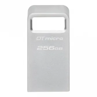 USB Flash накопитель Kingston DataTraveler Micro, 256Гб, Серебристый