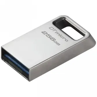 USB Flash накопитель Kingston DataTraveler Micro, 256Гб, Серебристый