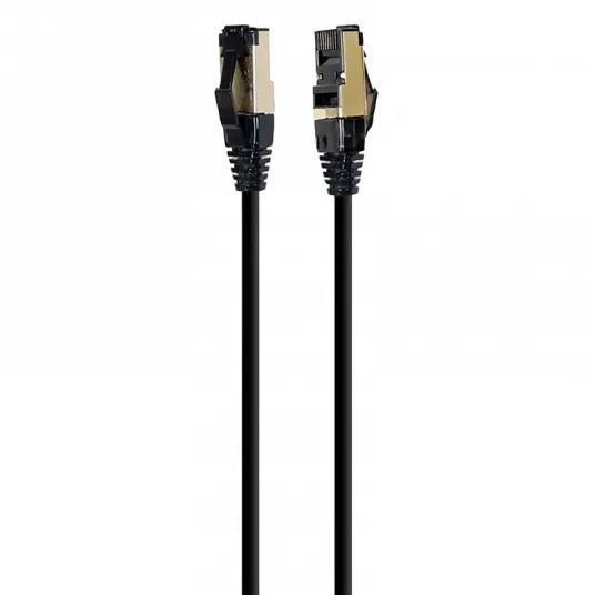 Патч-корд Cablexpert PP8-LSZHCU-BK-0.5M, Cat8 S/FTP, 0,5м, Чёрный