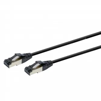 Patch cord Cablexpert PP8-LSZHCU-BK-0.5M, Cat8 S/FTP, 0,5m, Negru