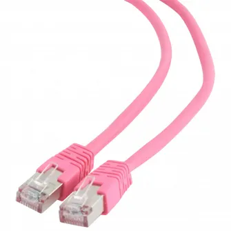 Patch Cord Cat.6/FTP, 1 m, Pink, PP6-1M/RO, Cablexpert
