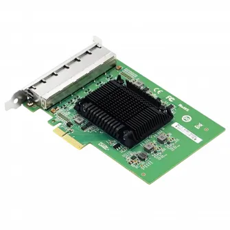 PCI-e Intel Server Adapter Intel I350AM4, 6 Copper Port 1Gbps