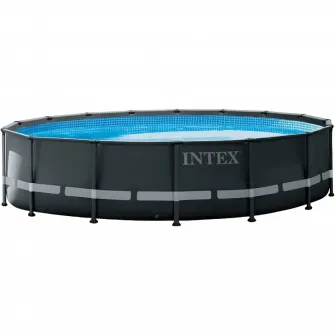 Piscina cu cadru metalic Intex XTR Ultra Frame, 19156L, Negru, 26326