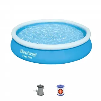 Piscina gonflabila Bestway 57274, 5377L, Albastru deschis
