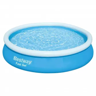 Piscina gonflabila Bestway Fast Set, 5377 l, Albastru/Alb
