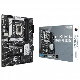 Материнская плата ASUS PRIME B760-PLUS D4, LGA1700, Intel B760, ATX