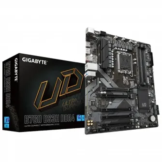 Материнская плата Gigabyte B760 DS3H DDR4, LGA1700, Intel B760, ATX