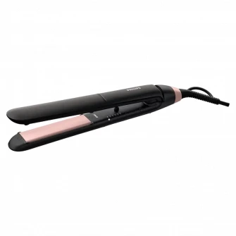 Placa de indreptat parul PHILIPS StraightCare Essential BHS378/00, Negru