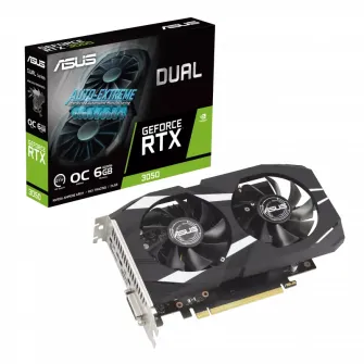 Видеокарта ASUS DUAL-RTX3050-O6G, 6GB GDDR6 96бит