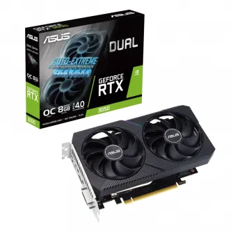 Видеокарта ASUS DUAL-RTX3050-O8G-V2, 8GB GDDR6 128бит