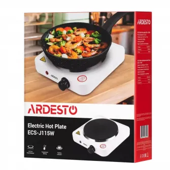 Plita electrica mini Ardesto ECS-J115W, Alb