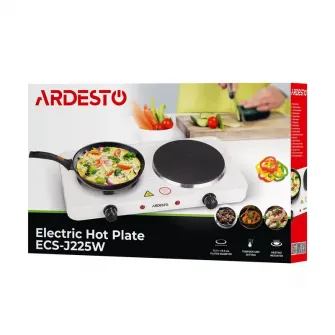 Plita electrica mini Ardesto ECS-J225W, Alb