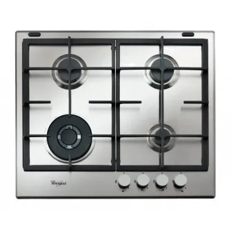 Plita incorporabila pe gaz Whirlpool GMA 6422/IX, inox
