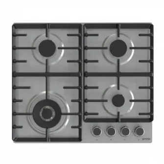 Plita pe gaz Gorenje GW642ABX, Otel inoxidabil