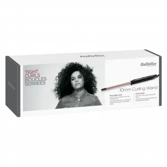 Плойка Babyliss Rose Quartz 10mm | C449E, Черный Золотой