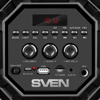 Портативная колонка SVEN PS-550, Чёрный