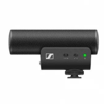 Портативный записывающий микрофон Sennheiser MKE 400, Проводной аналоговый, Чёрный