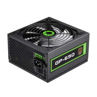 Power Supply ATX 650W GAMEMAX GP-650, 80+ Bronze, Active PFC, 140mm silent fan, Retail