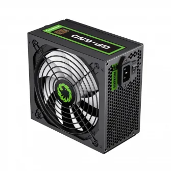 Power Supply ATX 650W GAMEMAX GP-650, 80+ Bronze, Active PFC, 140mm silent fan, Retail