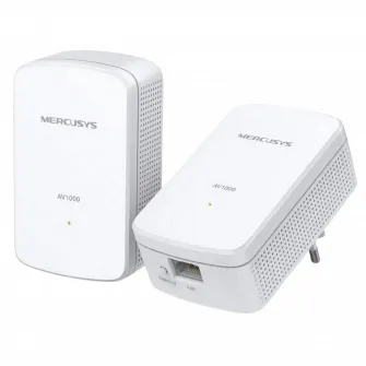 Powerline Adapter MERCUSYS, MP500 KIT, AV1000, 1xGbit Port